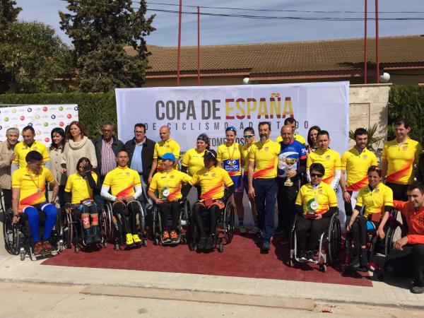 Copa de España de ciclismo adaptado en Tomelloso