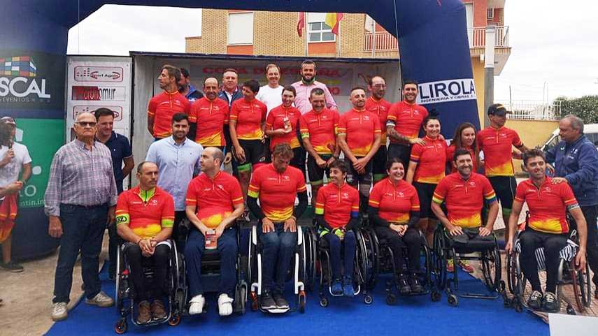 Campeones de la Copa de España de Ciclismo Adaptado 2019