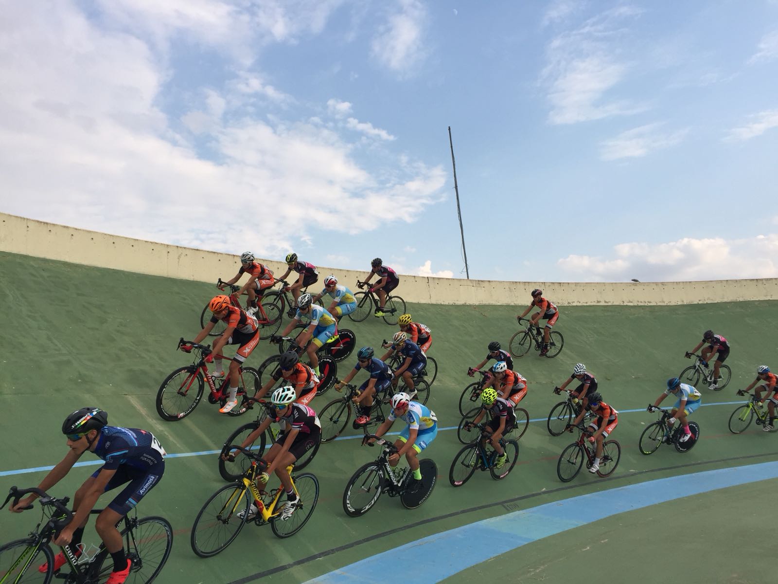 Cadetes en la pista de Daimiel