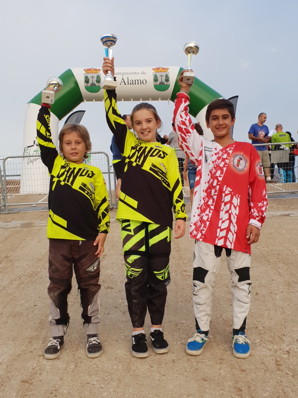 Podium IV Clásica de BMX El Álamo