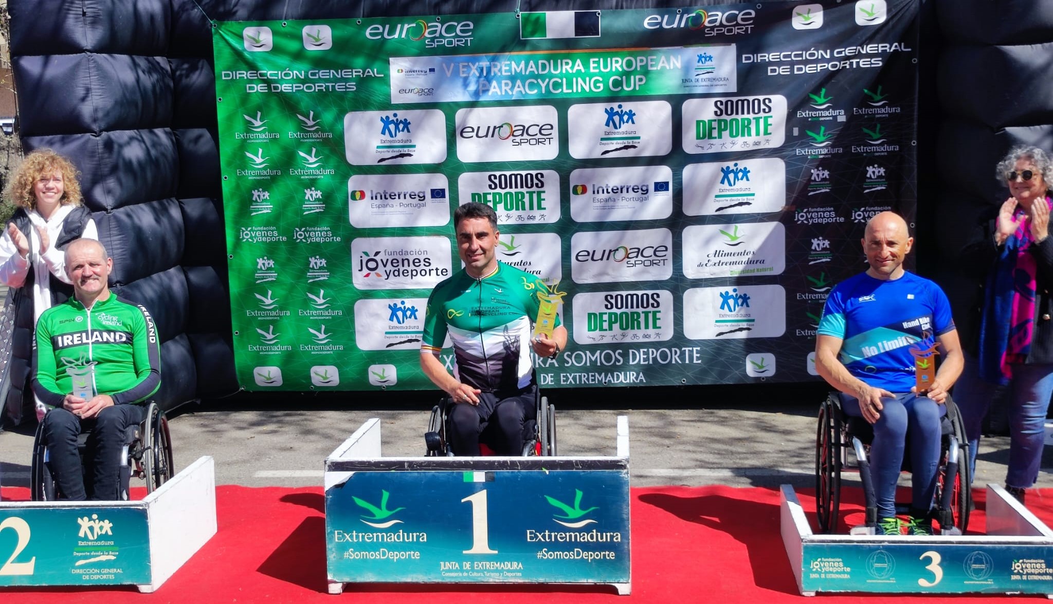 Dos victorias de Luis Miguel García Marquina con la Selección Española en la Extremadura European Paracycling Cup