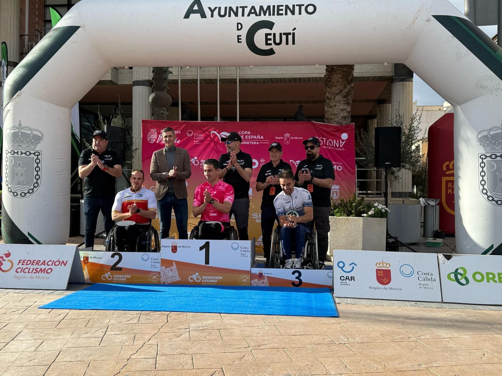 Siete podios castellanomanchegos en la Copa de España de ciclismo Paralímpico de Ceutí