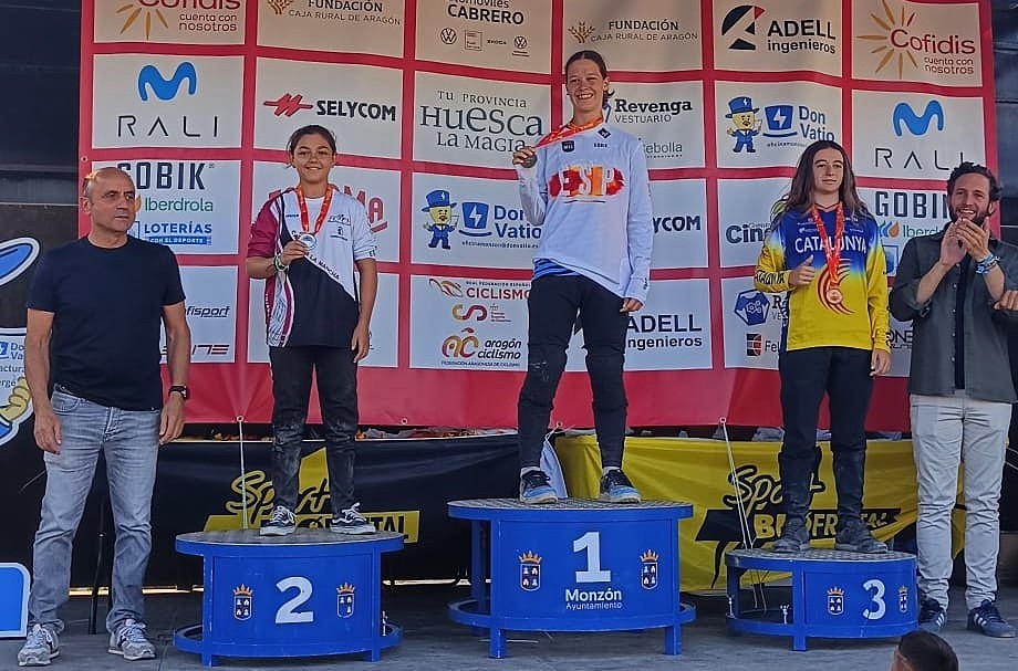 Aiby Hiniesto y Ángel Heras se proclaman subcampeones de España en el nacional de Pump Track 2025